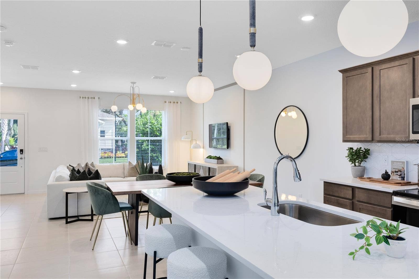 Model Home Design Only. Pictures and furnishings are for illustrative purposes only. Elevations, colors and options may vary. Furniture is for model home staging only.