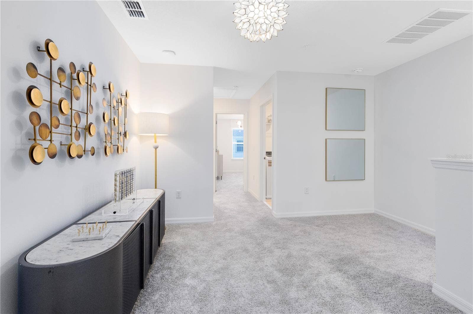 Model Home Design Only. Pictures and furnishings are for illustrative purposes only. Elevations, colors and options may vary. Furniture is for model home staging only.
