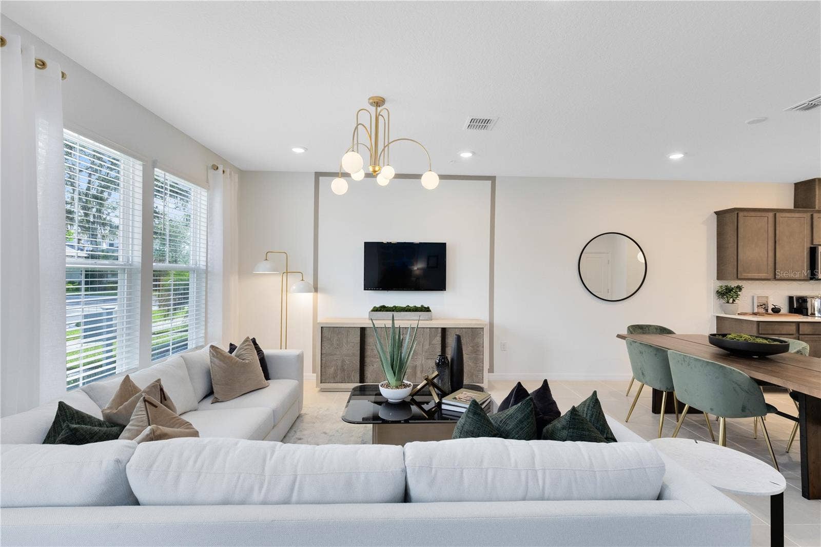 Model Home Design Only. Pictures and furnishings are for illustrative purposes only. Elevations, colors and options may vary. Furniture is for model home staging only.