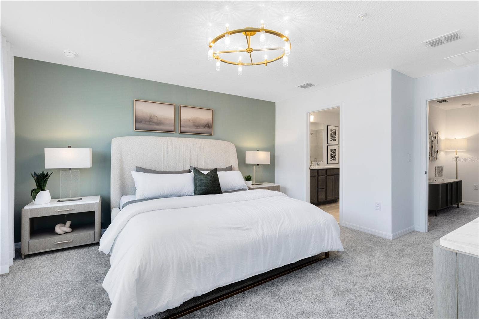 Model Home Design Only. Pictures and furnishings are for illustrative purposes only. Elevations, colors and options may vary. Furniture is for model home staging only.