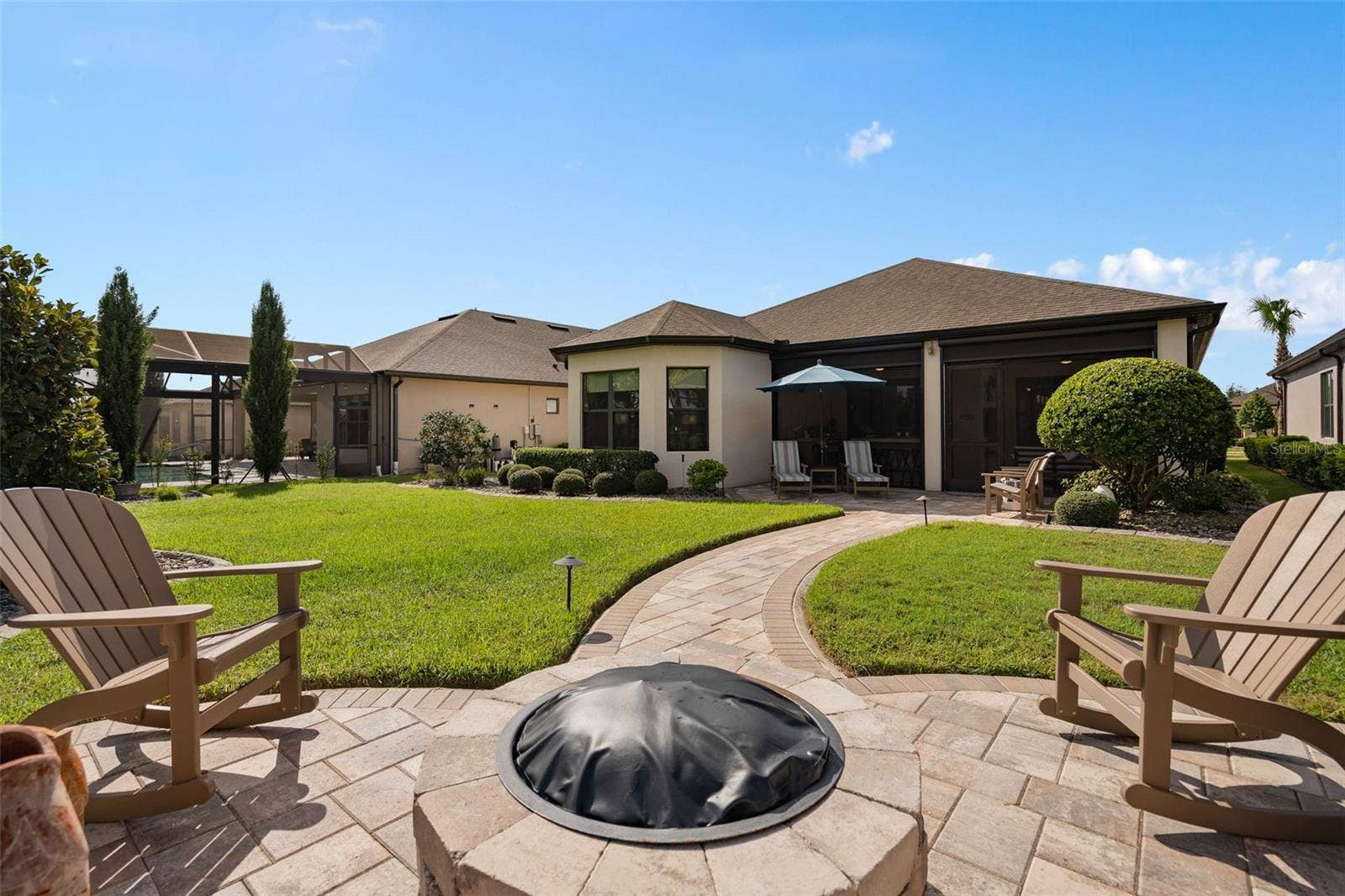 1279 ZEEK RIDGE STREET, Clermont, FL 34715 Is this not beautiful? There is also outdoor lighting.