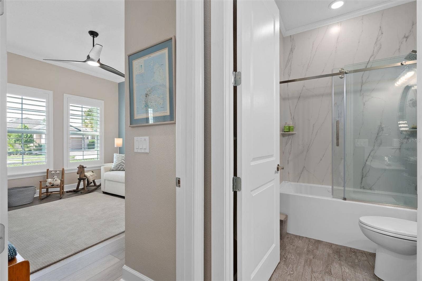 1279 ZEEK RIDGE STREET, Clermont, FL 34715 Bathroom 3 is convenient for your guests and is adjacent to bedroom 3.