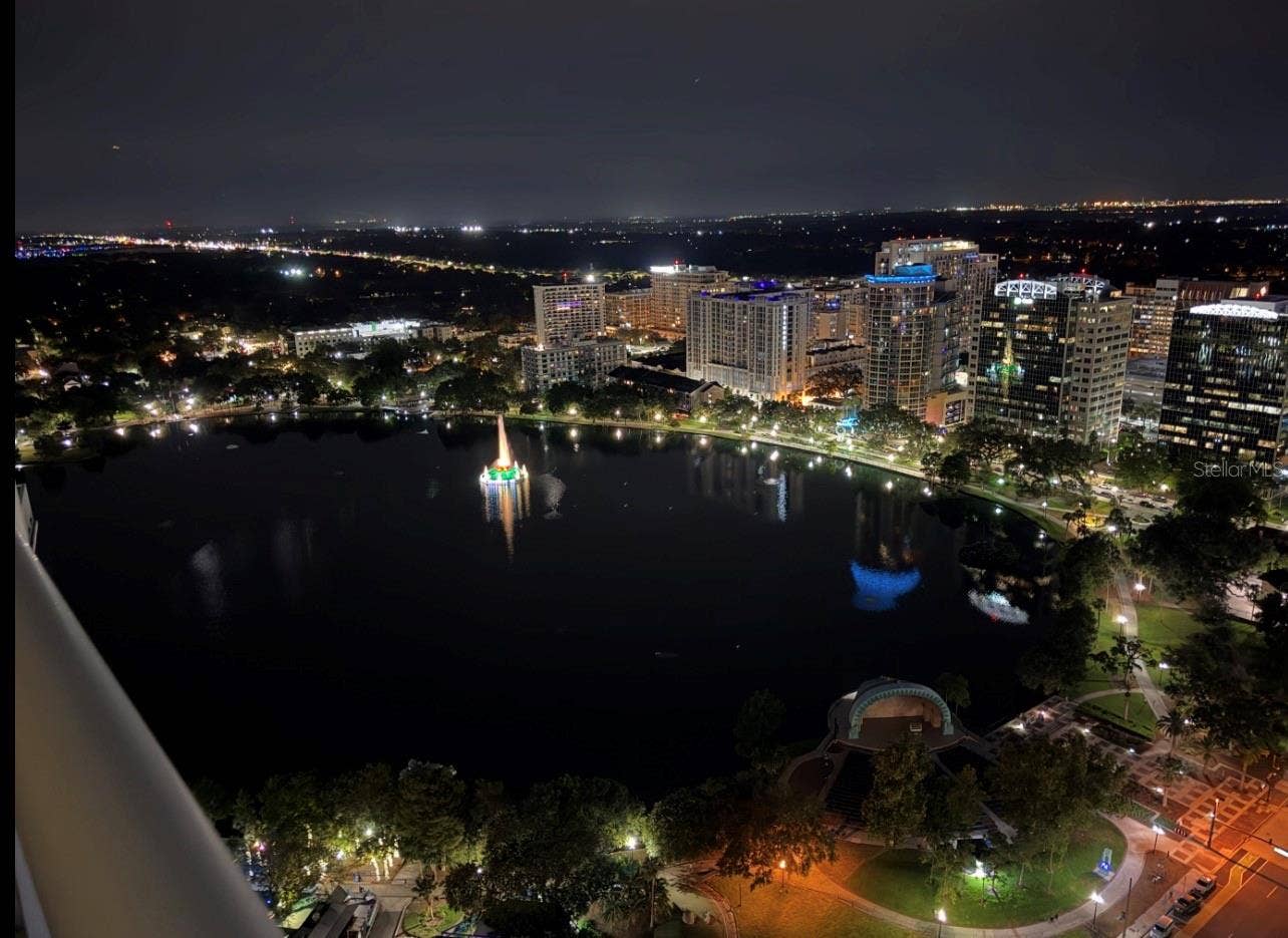 150 E ROBINSON STREET, #3102, Orlando, FL 32801 Night view from balcony