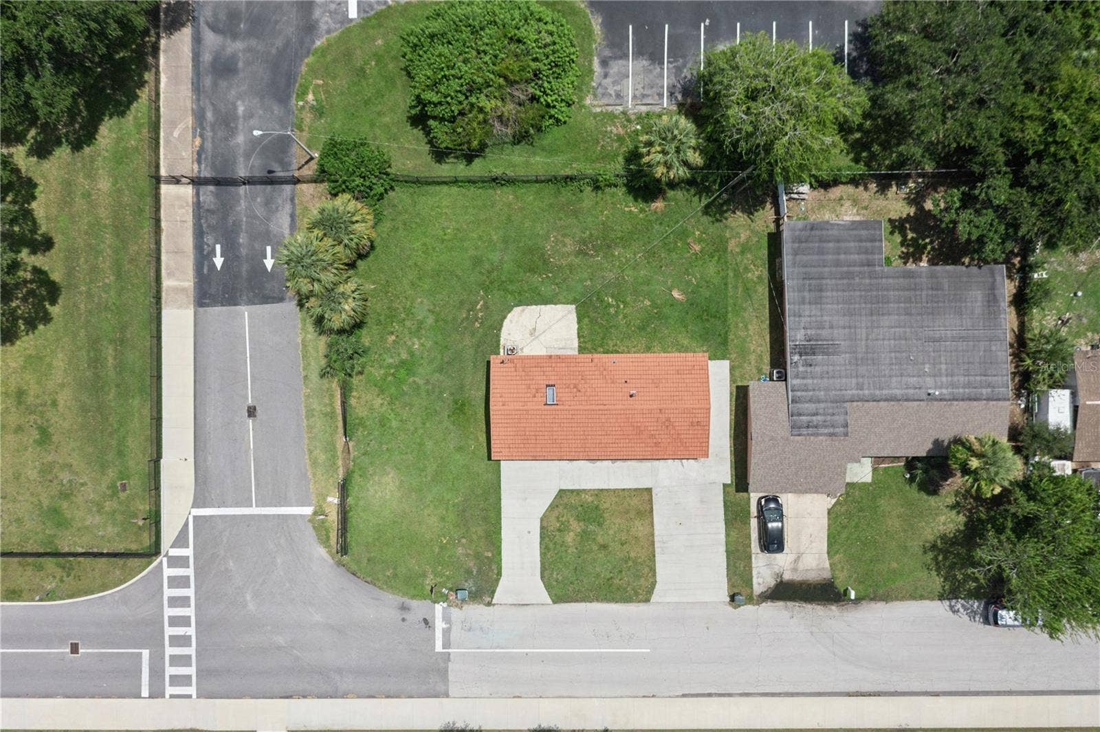 875 LOOMIS AVENUE, Daytona Beach, FL 32114 Ariel View Corner Lot