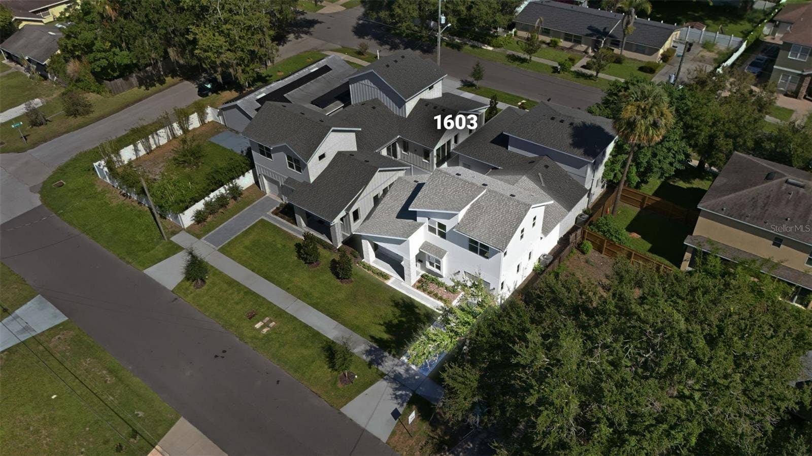 1603 BRYN MAWR STREET, Orlando, FL 32804 Ariel View