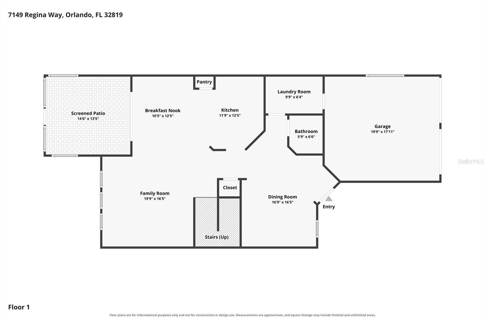 7149 REGINA WAY, Orlando, FL 32819 First Floor