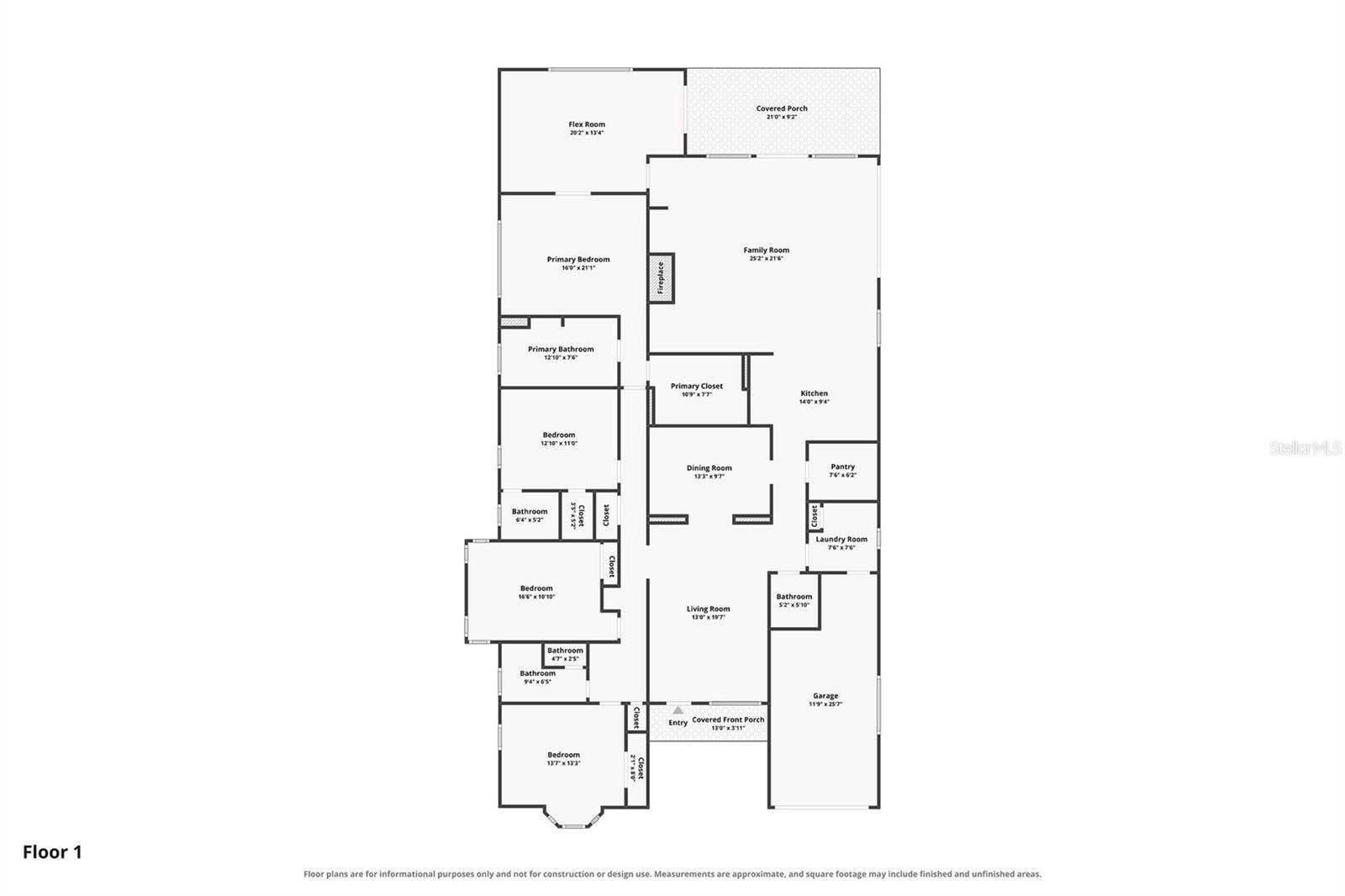 1230 NORWOOD PLACE, Orlando, FL 32804 Floor plan