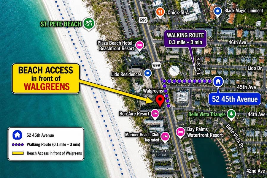 Property photo for 52 45TH AVENUE, St Pete Beach, FL