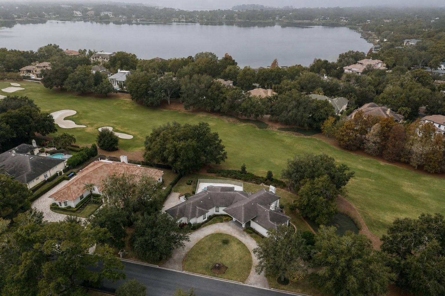5050 ISLEWORTH COUNTRY CLUB DRIVE, Windermere, FL 34786 Aerial with views of Lake Bessie