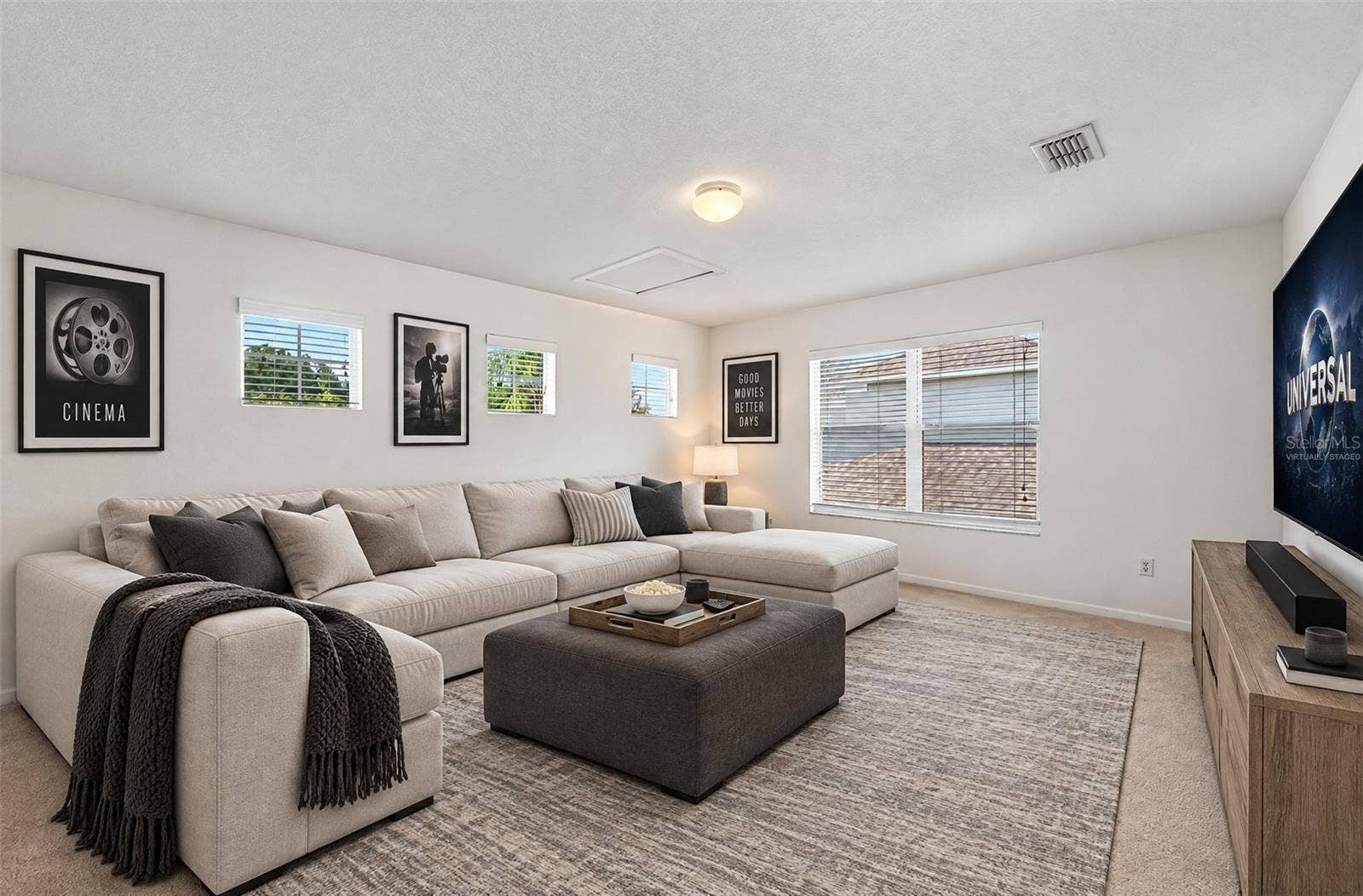 13424 HOPKINTON COURT, Windermere, FL 34786 Upstairs, the bonus room delivers valuable flexibility and can easily serve as a MEDIA ROOM, second living area, HOME OFFICE, guest space or 4TH BEDROOM. Virtually Staged.