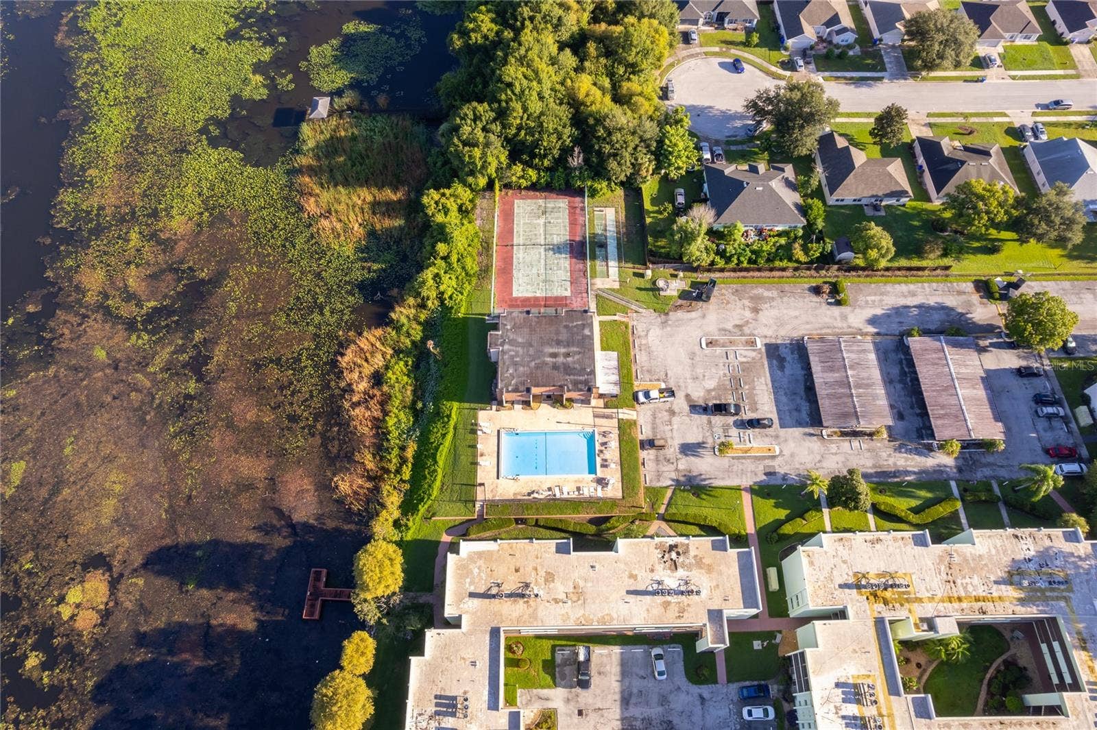 1130 N LAKE PARKER AVENUE, #C126, Lakeland, FL 33805 Aerial View of Community