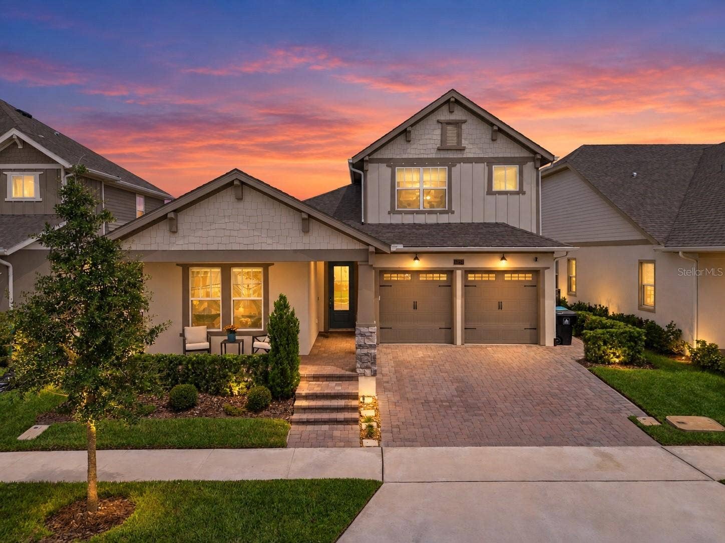 Welcome Home to this Stunner! AI Simulated Sunet