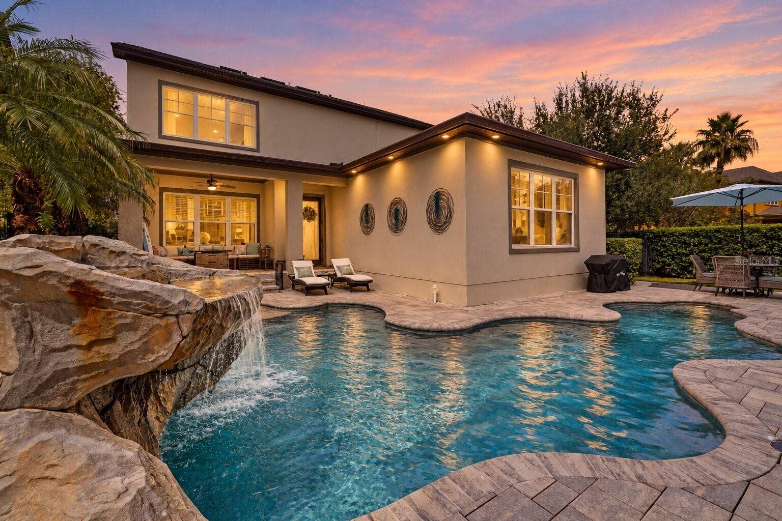 13817 ELIOT AVENUE, Orlando, FL 32827 Twilight Pool & Outdoor Lighting