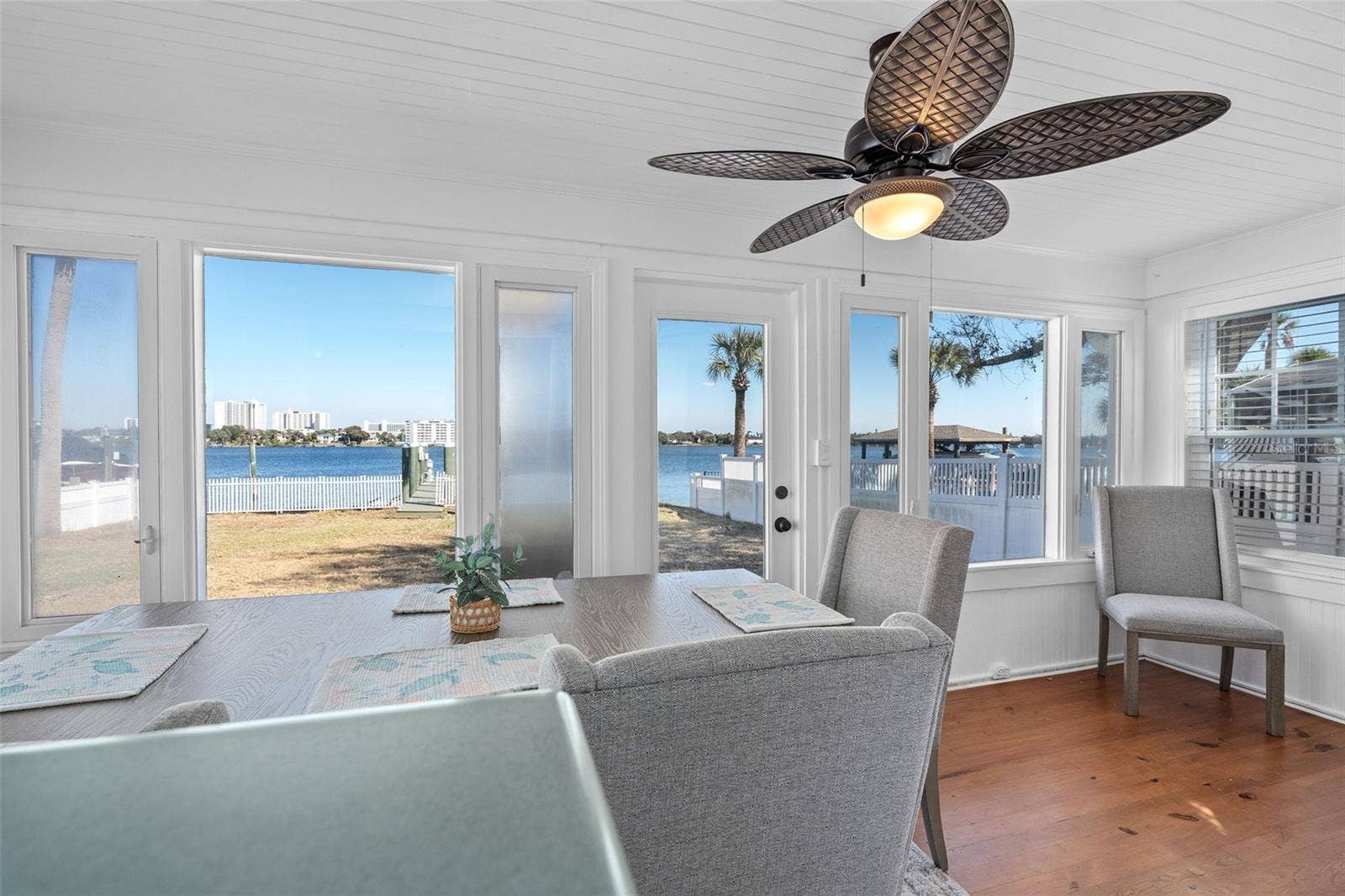 Additional dining area with water view
