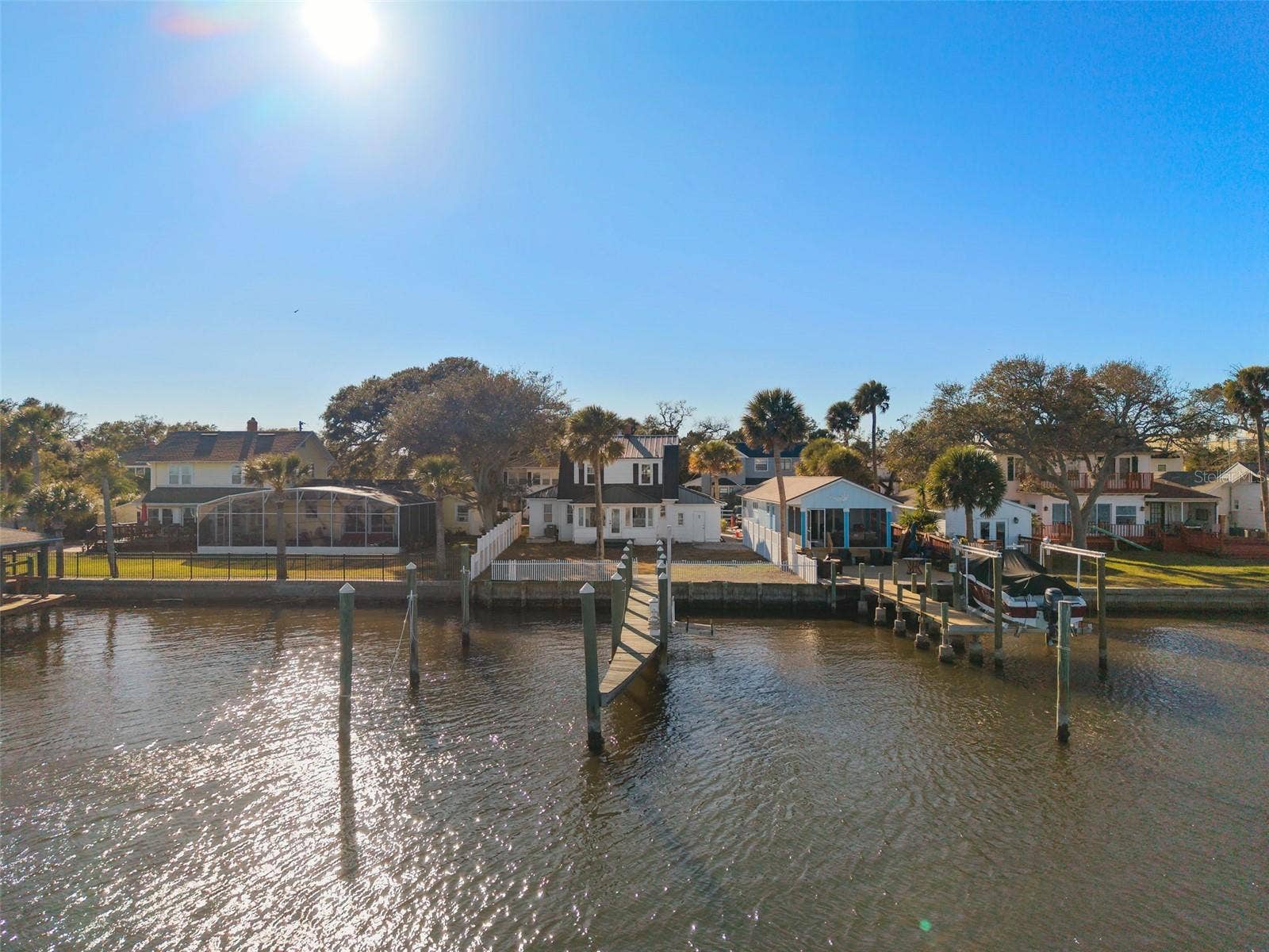 Aerial View of 241 Lexington from Intracoastal Waterway