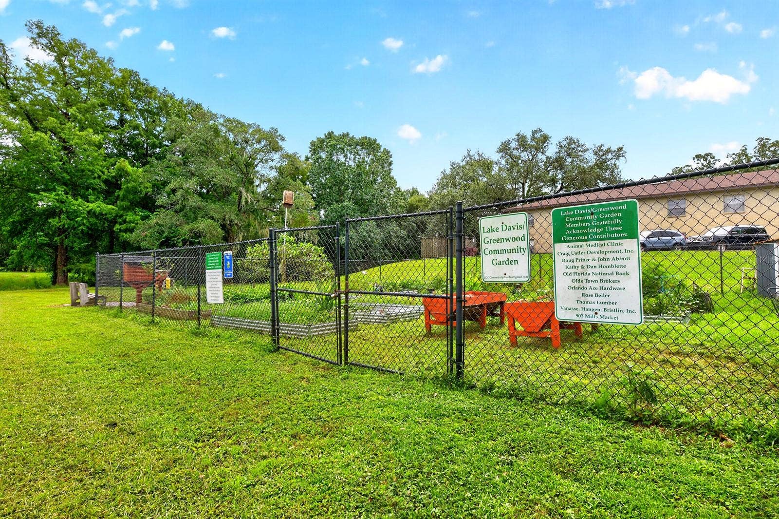 Lake Davis community garden.