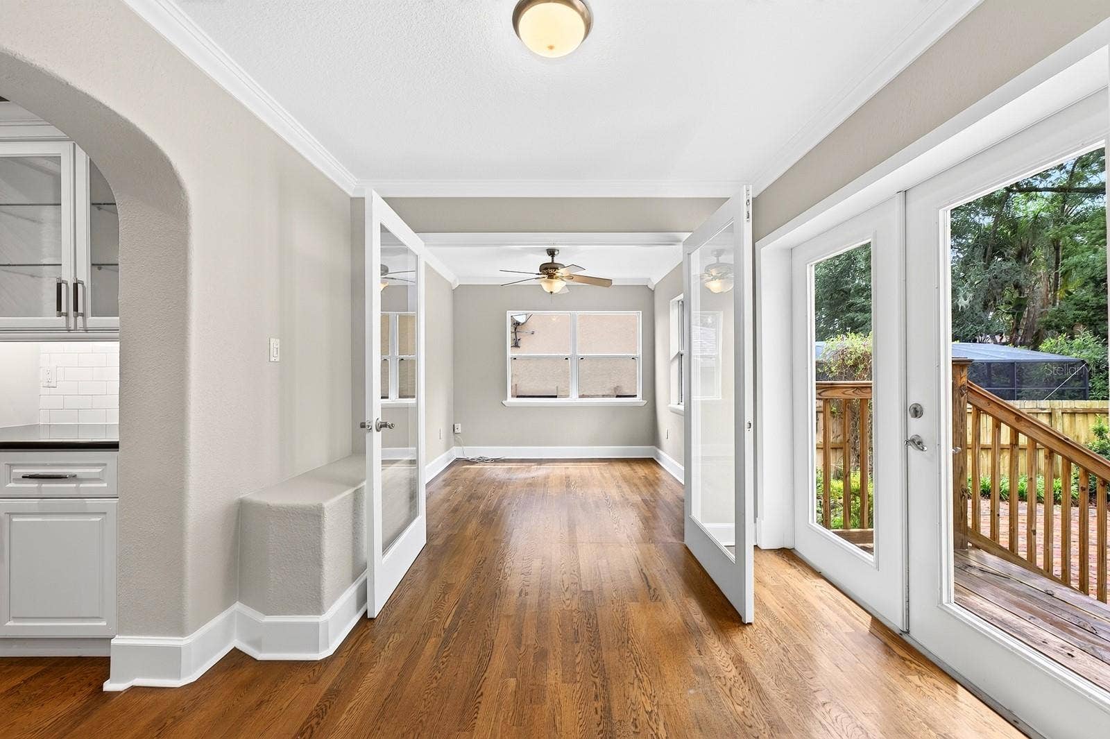 Light filled spaces are a highlight of this home.