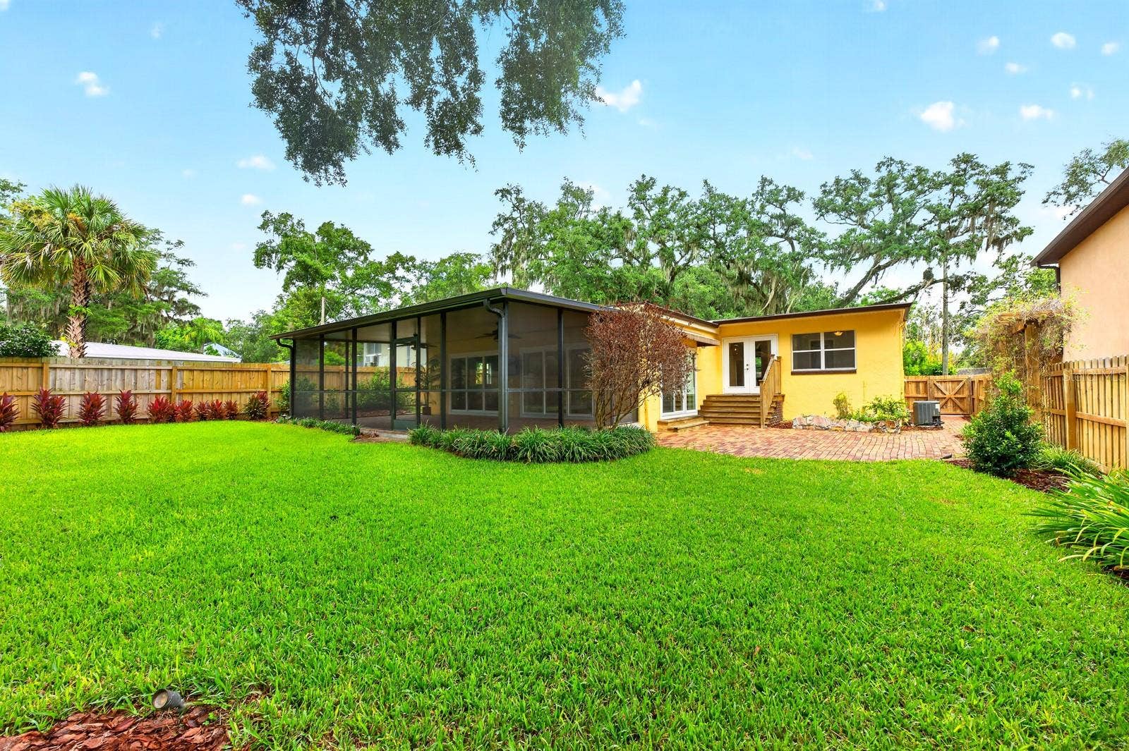 .21 acre lot and a manicured fully fenced backyard becomes your backyard oasis!