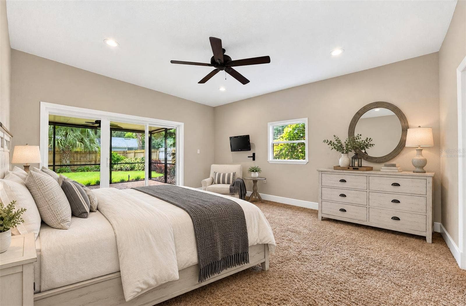 Primary Suite. Virtually Staged.