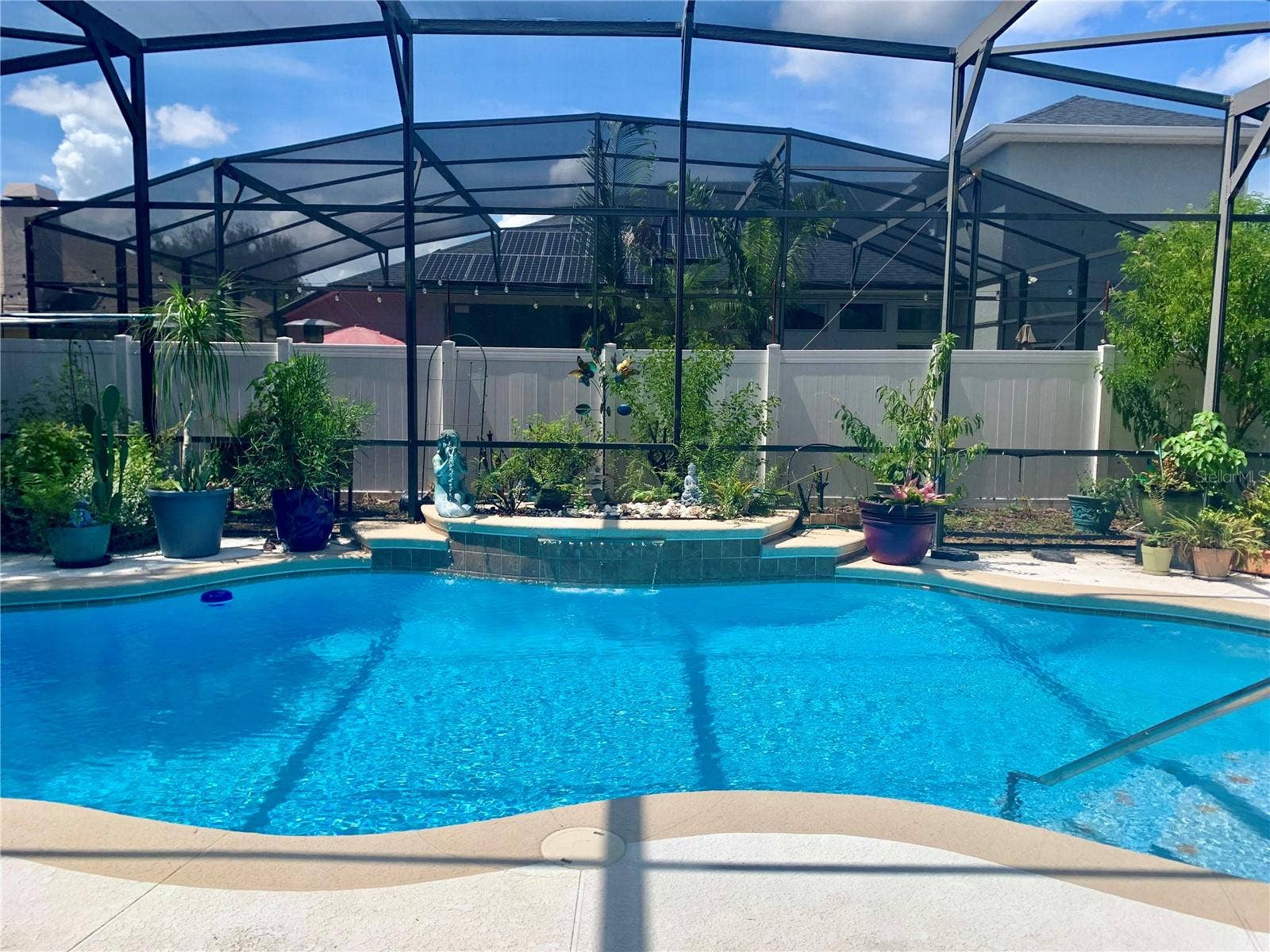 6738 VISTA PARK BOULEVARD, Orlando, FL 32829 POOL VIEW W/WATER FEATURES