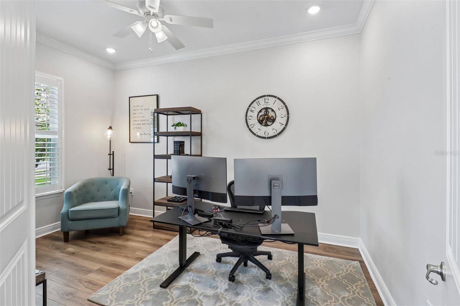 1257 WADING WATERS CIRCLE, Winter Park, FL 32792 Dedicated office or flex room at the front of the home