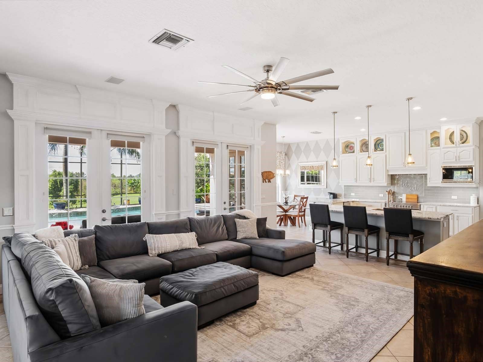 12721 JACOB GRACE COURT, Windermere, FL 34786 Family Room & Kitchen