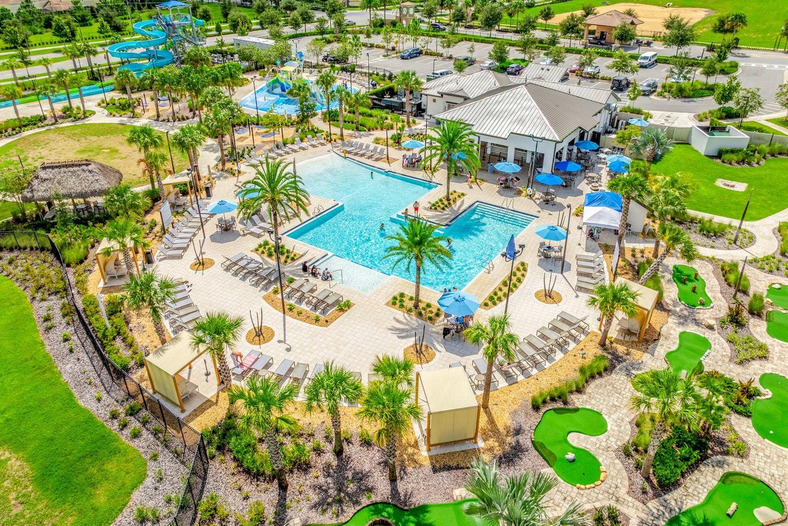 1045 LEADER STREET, Davenport, FL 33896 Aerial view of the community amenities