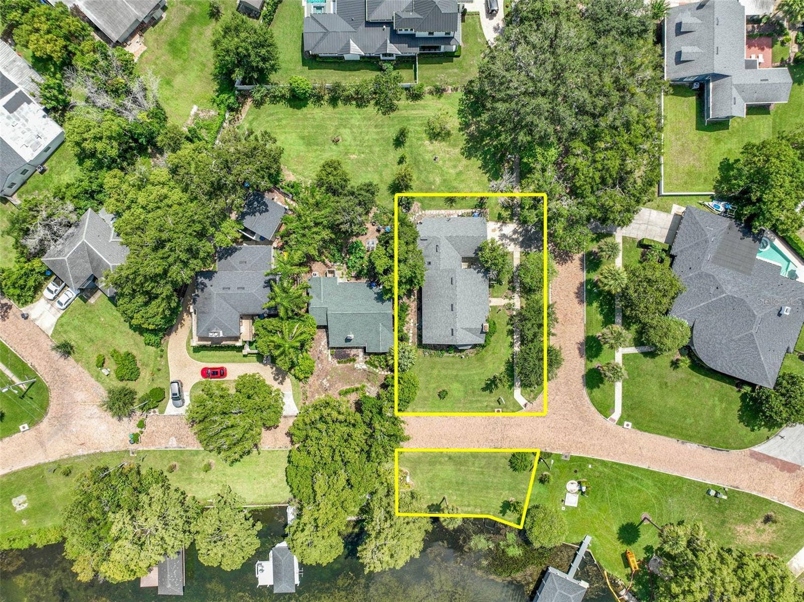 120 BROADVIEW AVENUE, Winter Park, FL 32789 Subject Property115x65 + 65ft lakefront lot