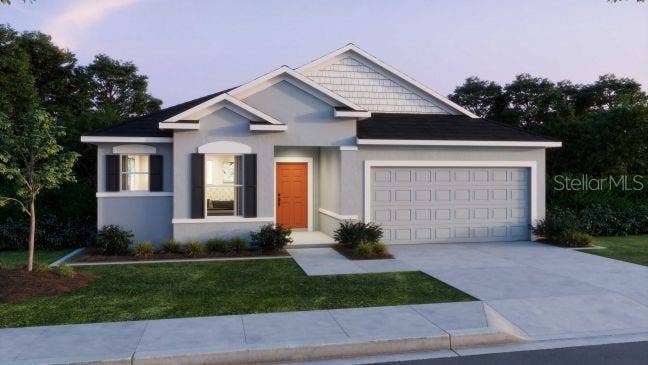 50 WOODBURY DRIVE, Palm Coast, FL 32164 Artist Rendering at Dusk