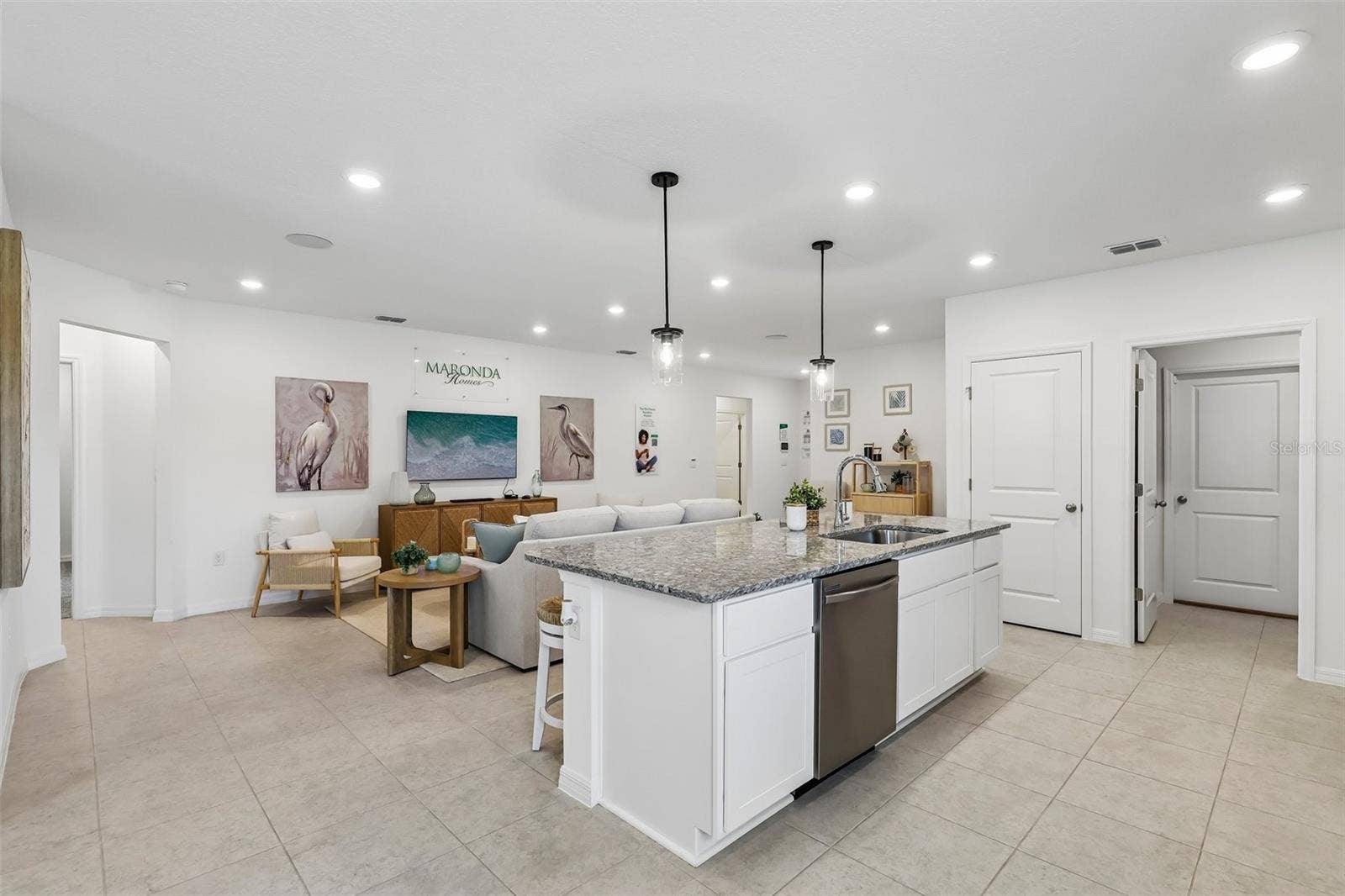 Model home - actual features may vary.
