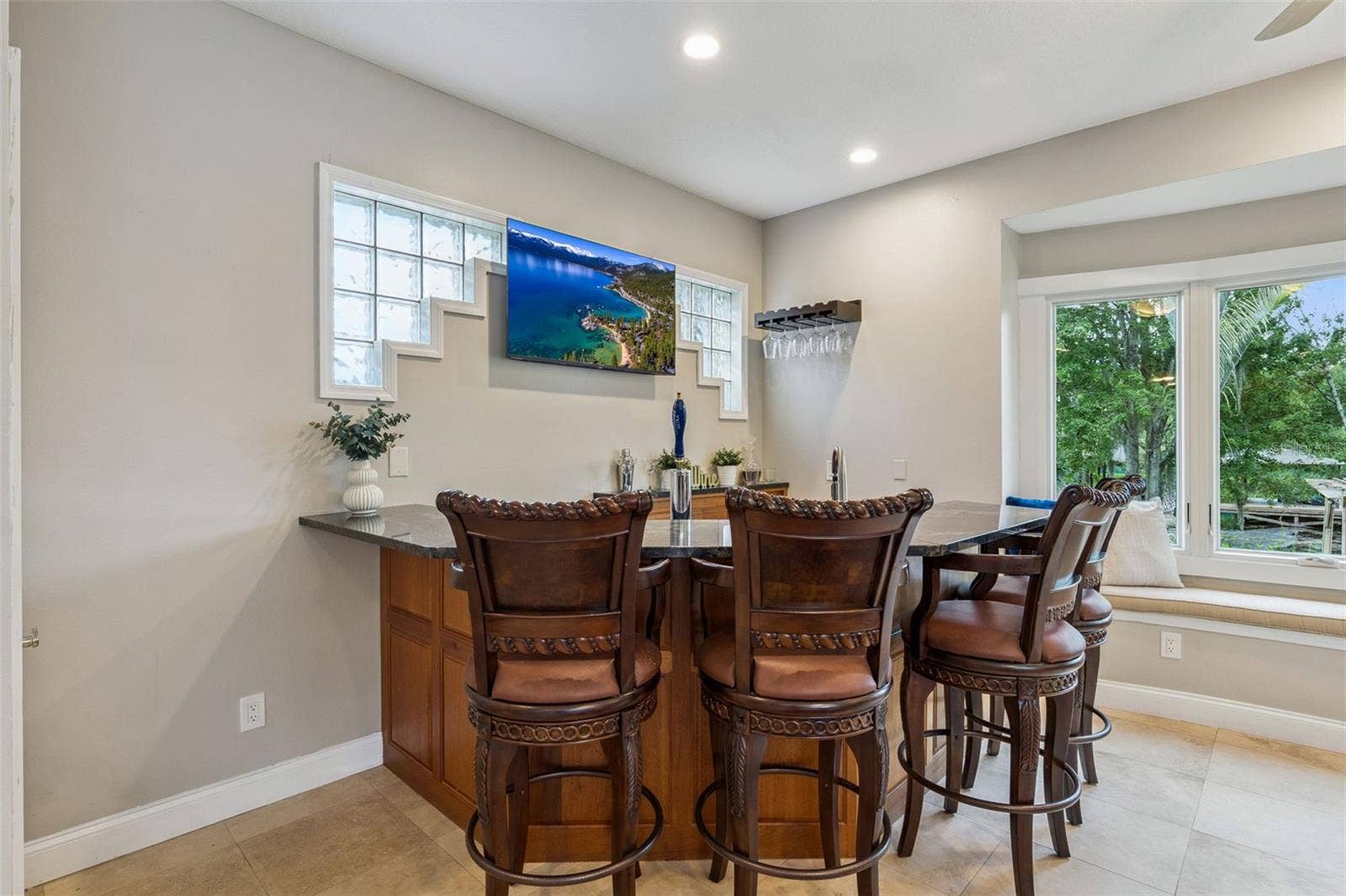 Wet Bar in Game Room