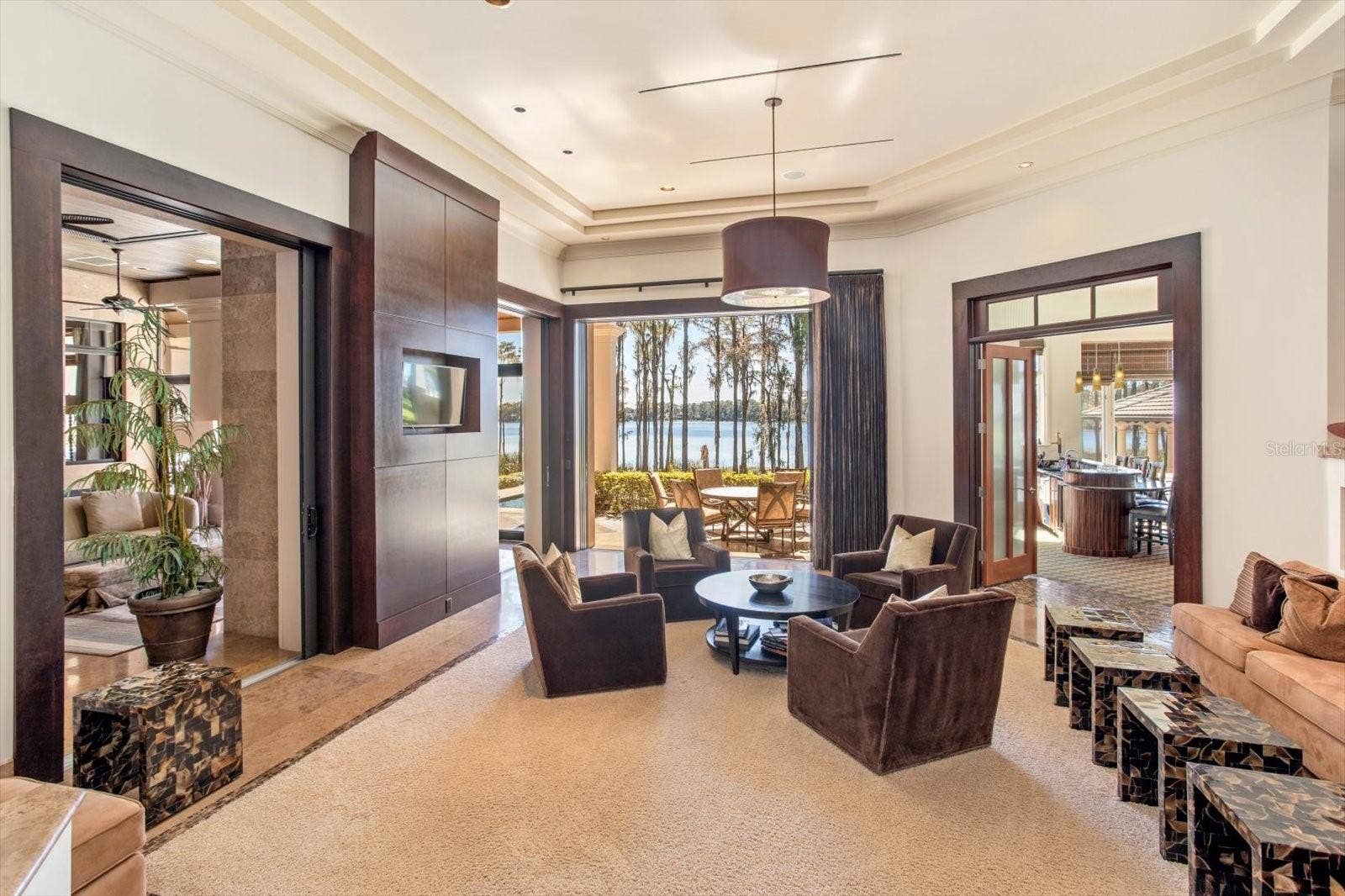 5192 VARDON DRIVE, Windermere, FL 34786 Sliding doors that open to the patio bringing the outdoors in!