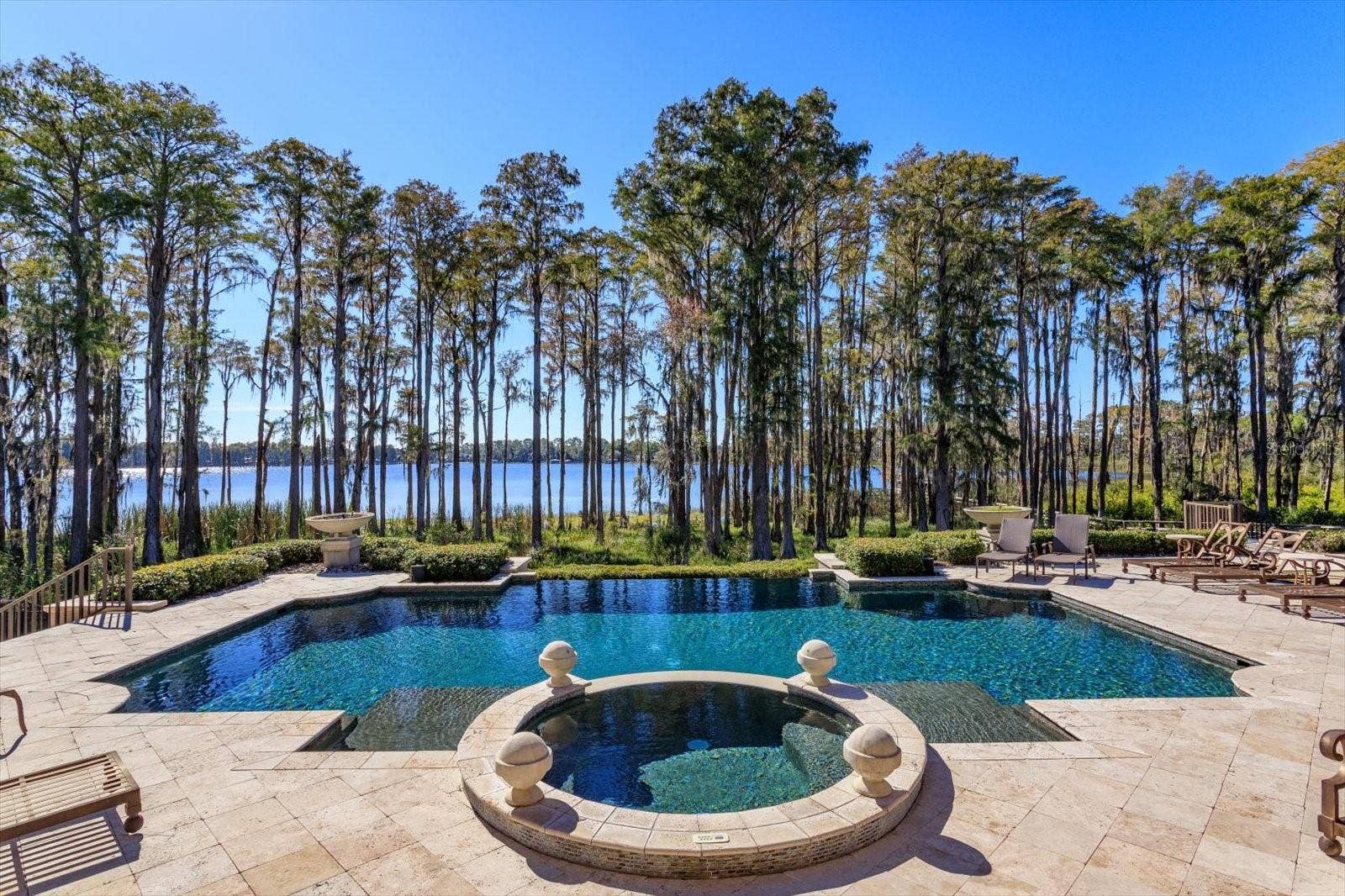 5192 VARDON DRIVE, Windermere, FL 34786 Infinity pool and spa