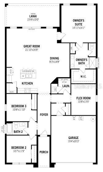 5090 SALADO DRIVE, St Cloud, FL 34771 Lakeside at Satilla Lot 116 Floorplan