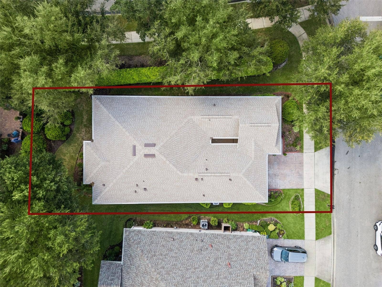 202 DRUMMOND LANE, Deland, FL 32724 Aerial view from above the home