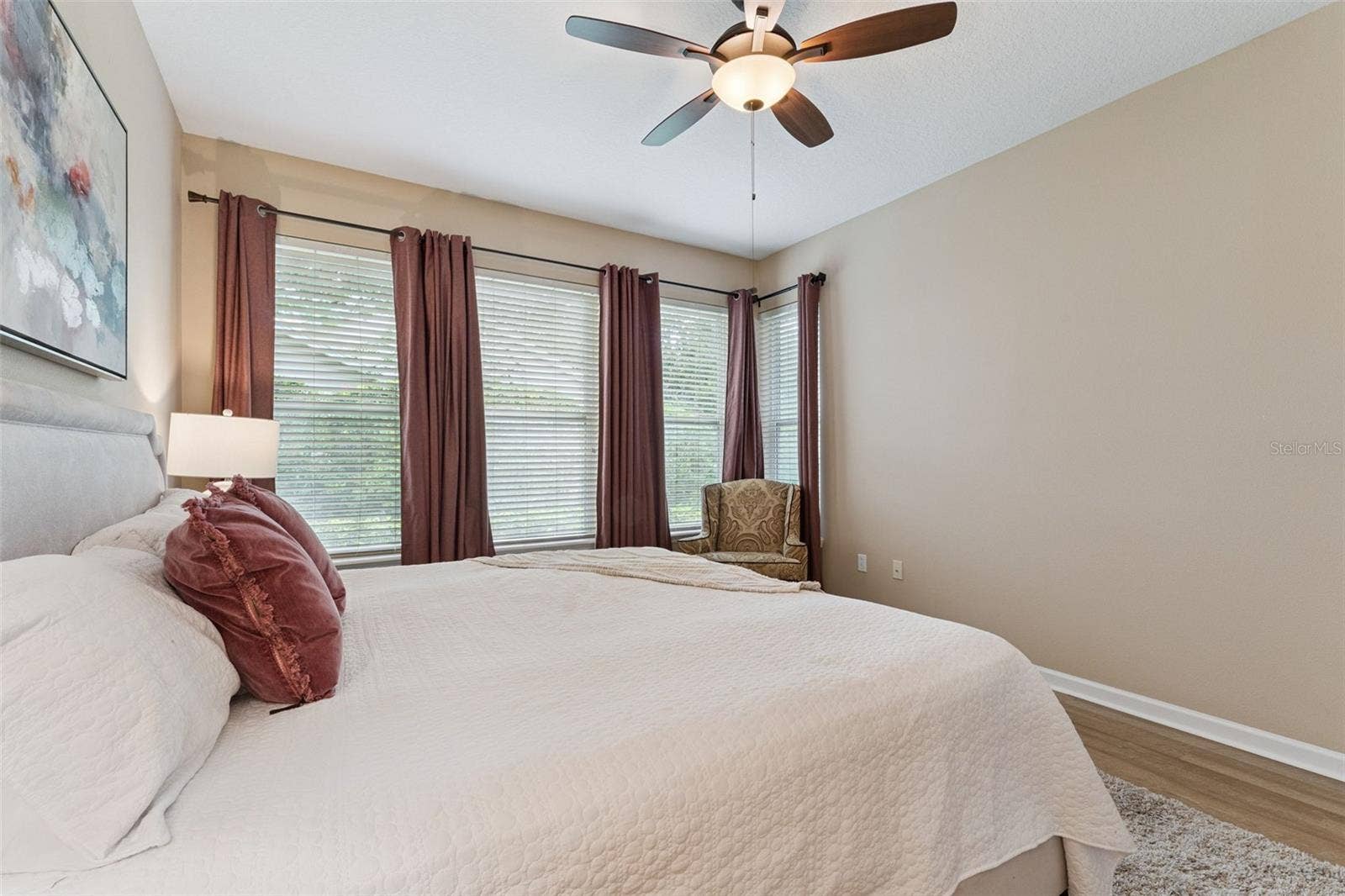 202 DRUMMOND LANE, Deland, FL 32724 Primary Bedroom w/ a view to the private backyard