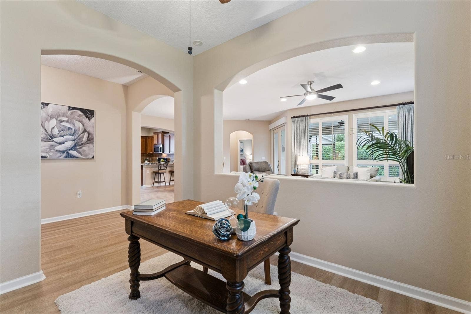 202 DRUMMOND LANE, Deland, FL 32724 View of the Great Room from the Den/office