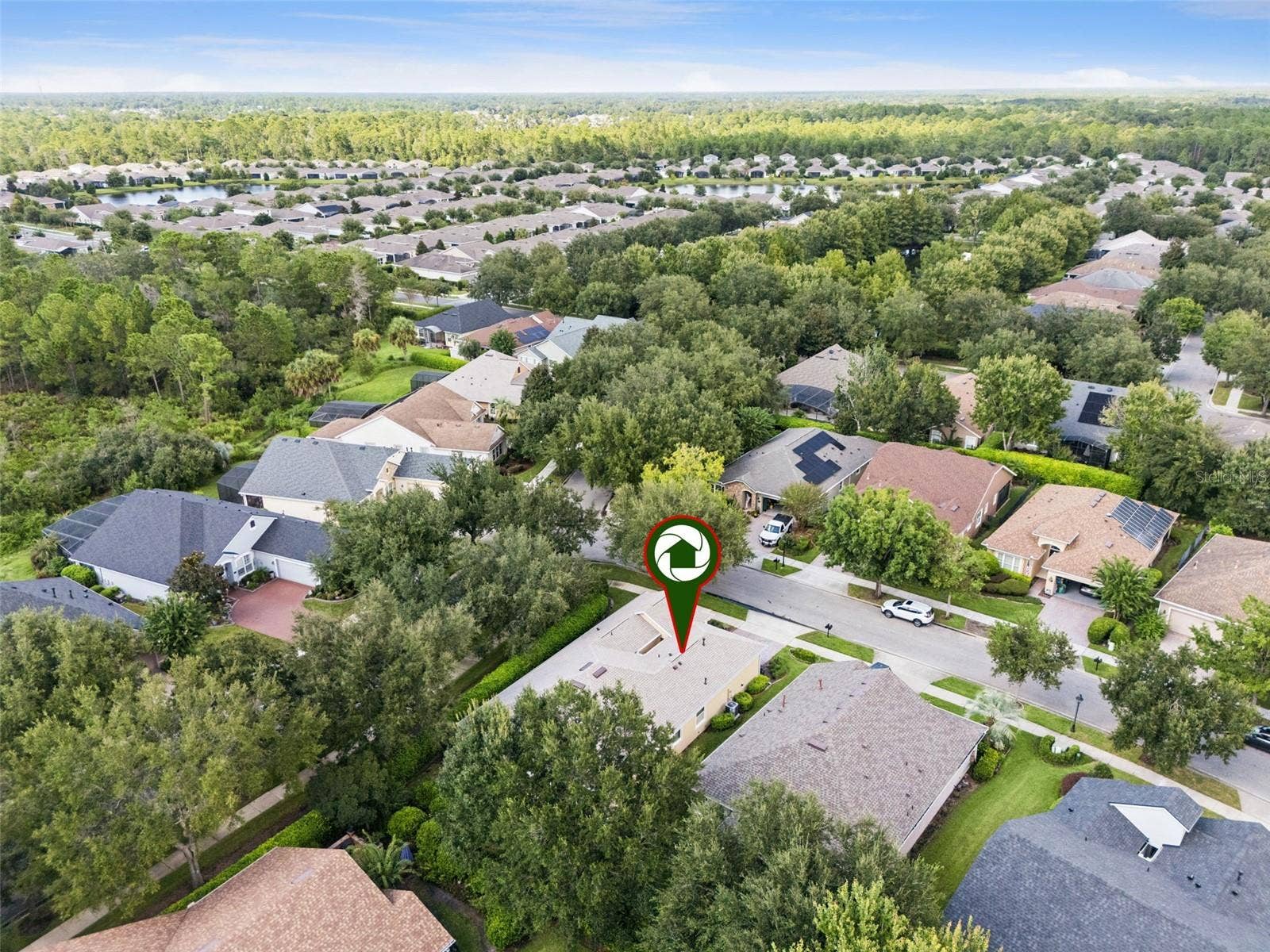 202 DRUMMOND LANE, Deland, FL 32724 Aerial view of the home's location & surrounding neighborhood area
