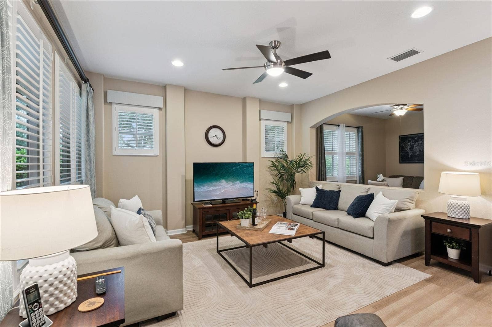 202 DRUMMOND LANE, Deland, FL 32724 View of the Great Room & Den/office areas