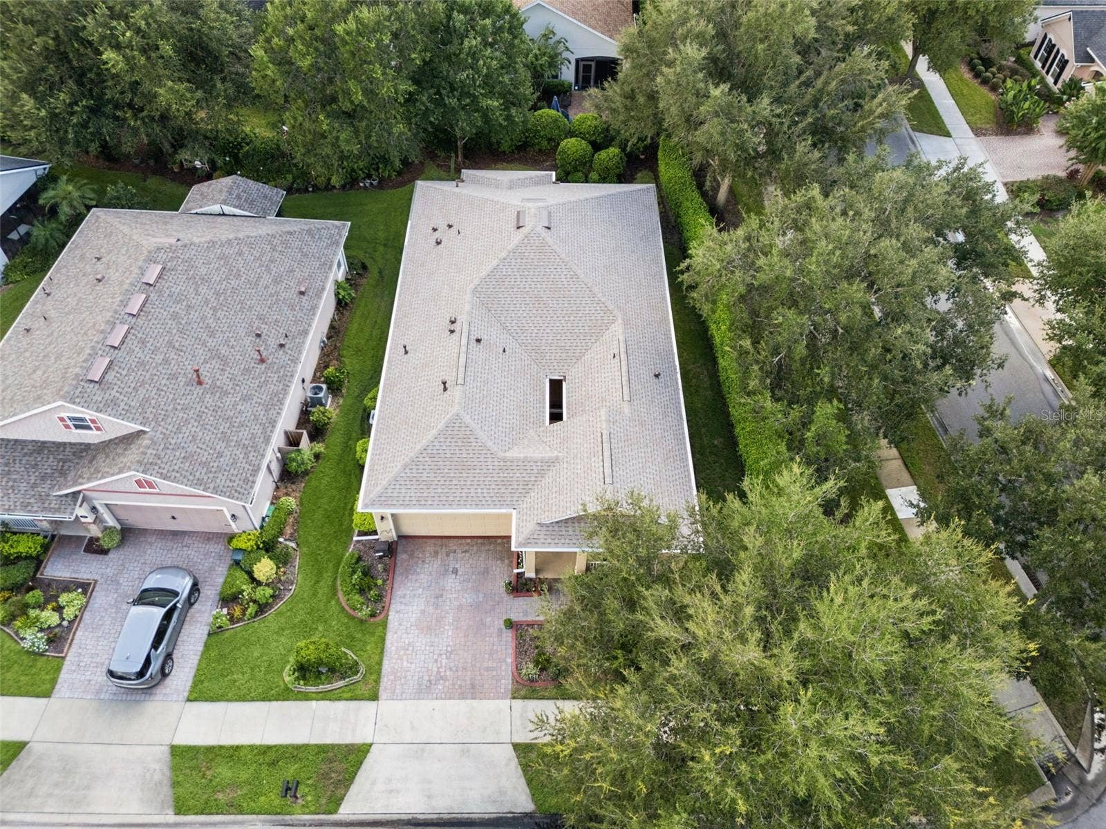202 DRUMMOND LANE, Deland, FL 32724 Aerial view from the front of the home