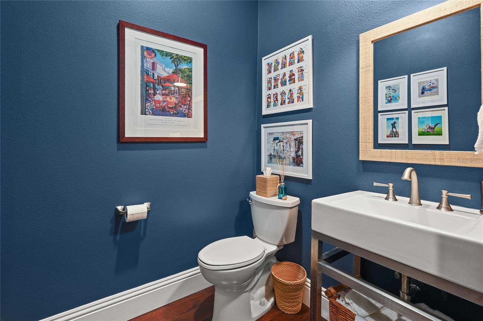 1951 WINTER PARK ROAD, Winter Park, FL 32789 A half bath is situated in the perfect spot, convenient to all.