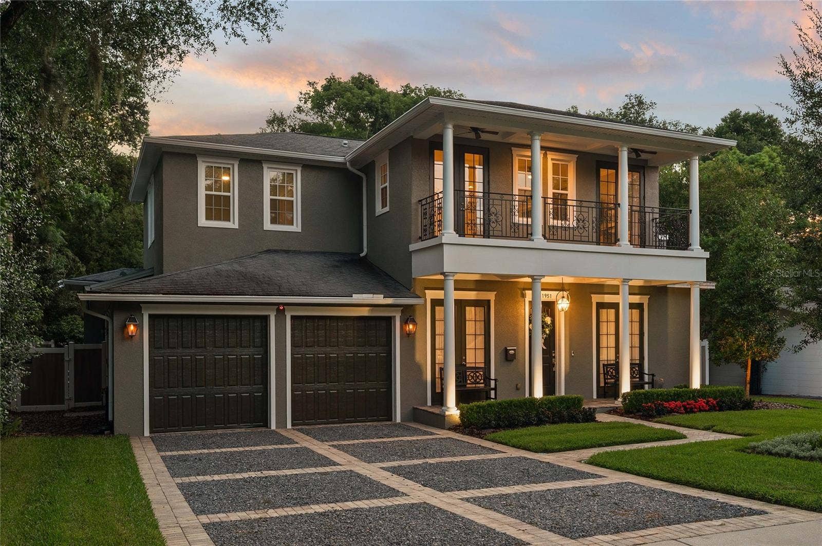 1951 WINTER PARK ROAD, Winter Park, FL 32789 The home is beautiful both day and night.