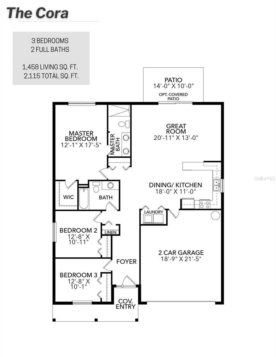 The Cora Floor Plan