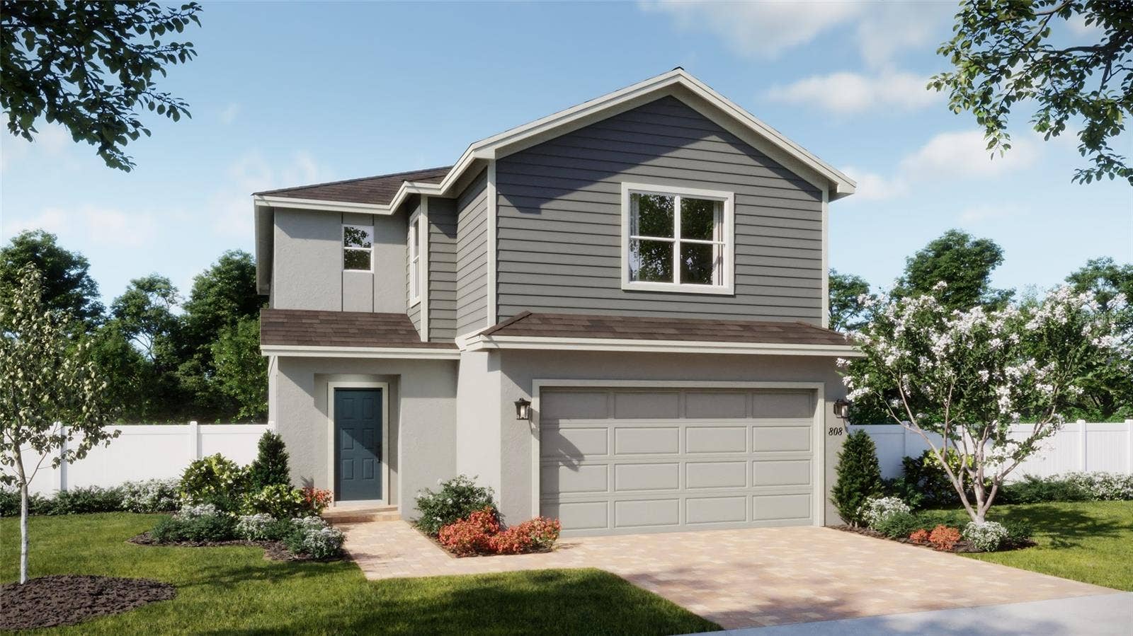 1166 MAJESTY PALM CIRCLE, Deland, FL 32720 Front Exterior Rendering