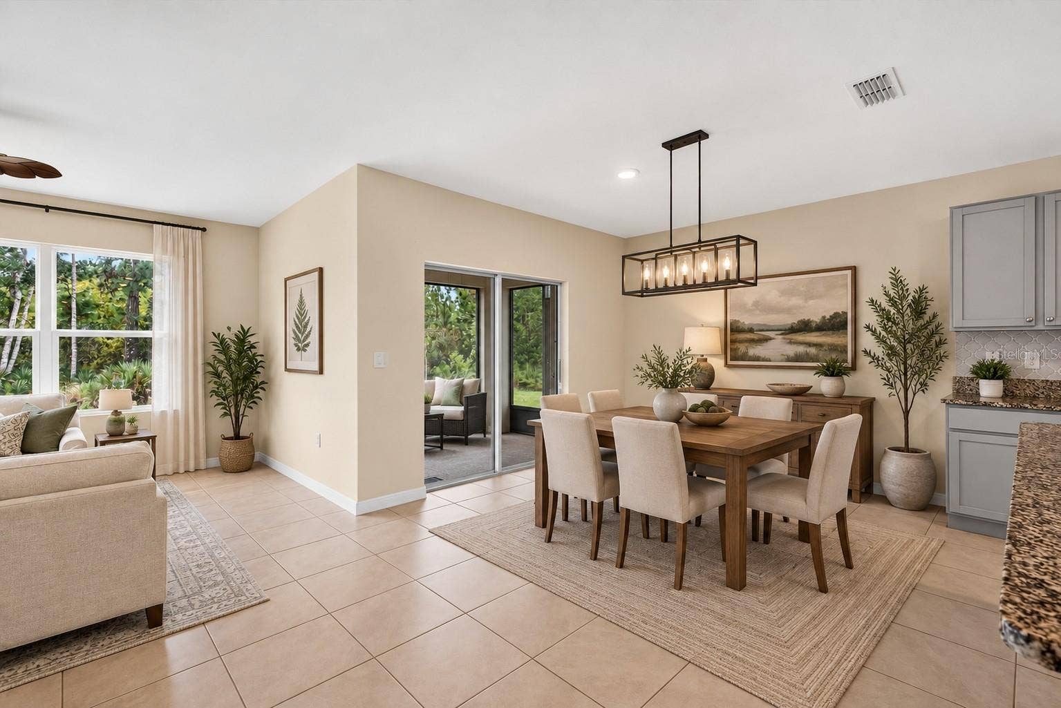 Dining Room Virtual Furnished
