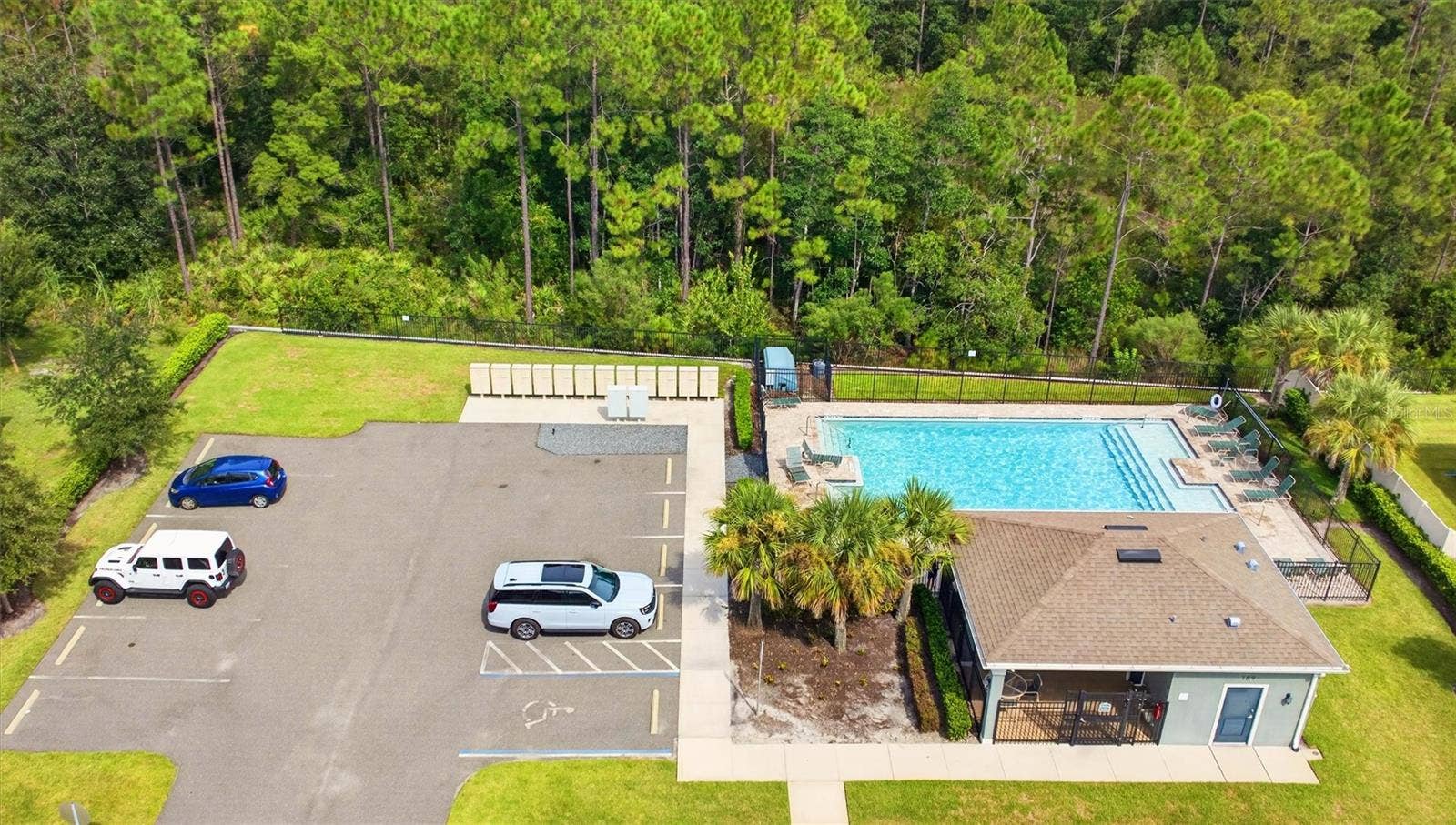 Community Pool (Parking & Bathrooms)