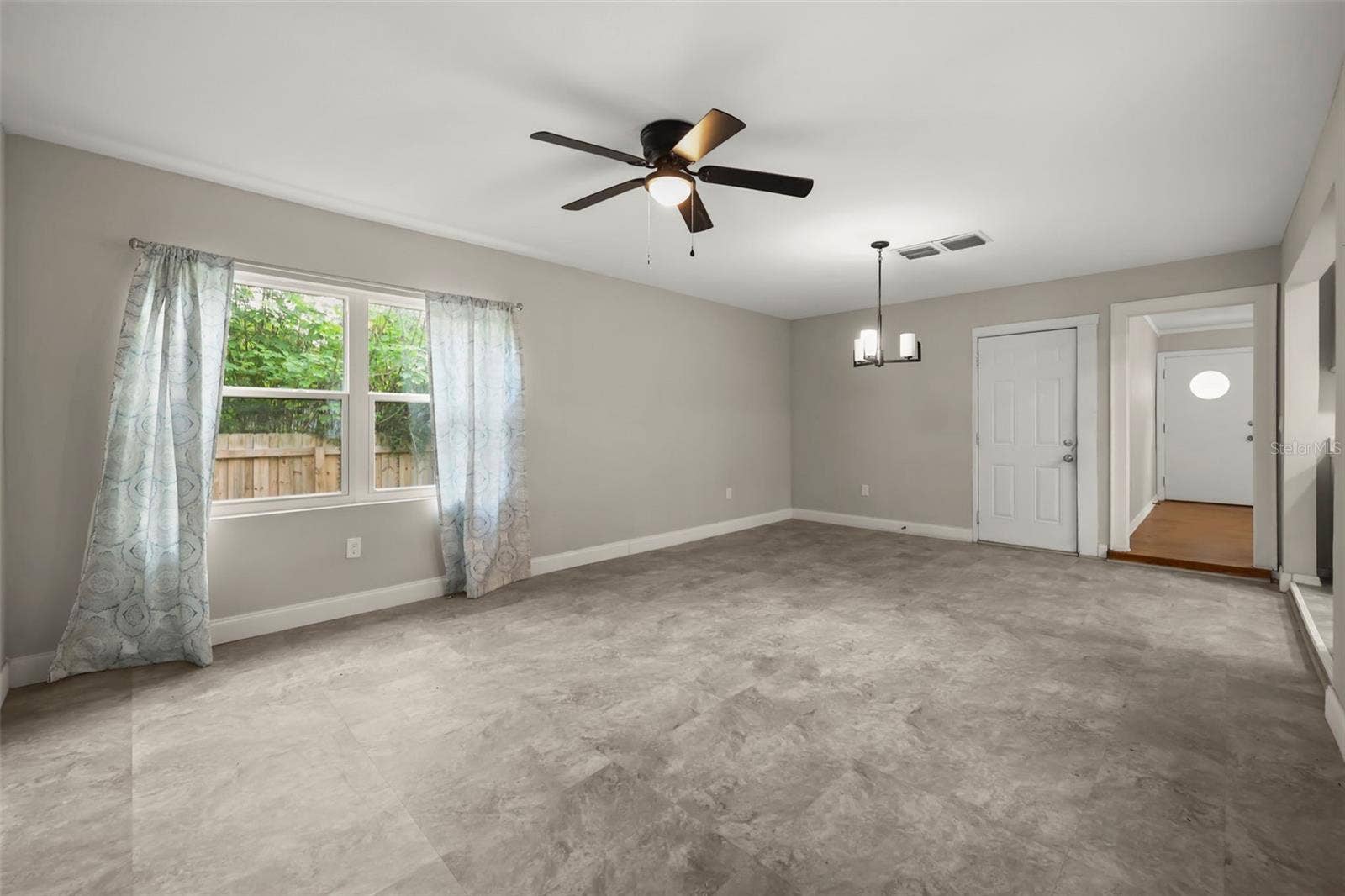 Family Room and dining room area