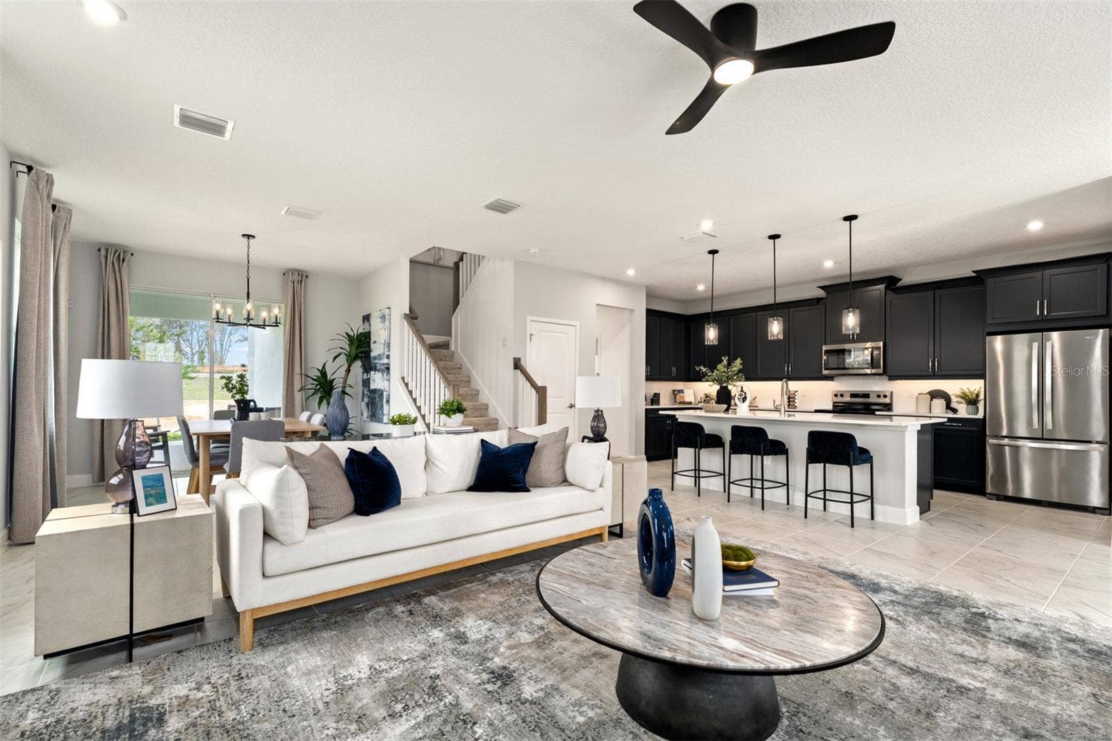408 BANANA PEPPER WAY, Groveland, FL 34736 Rainwood Talquin Model Great Room