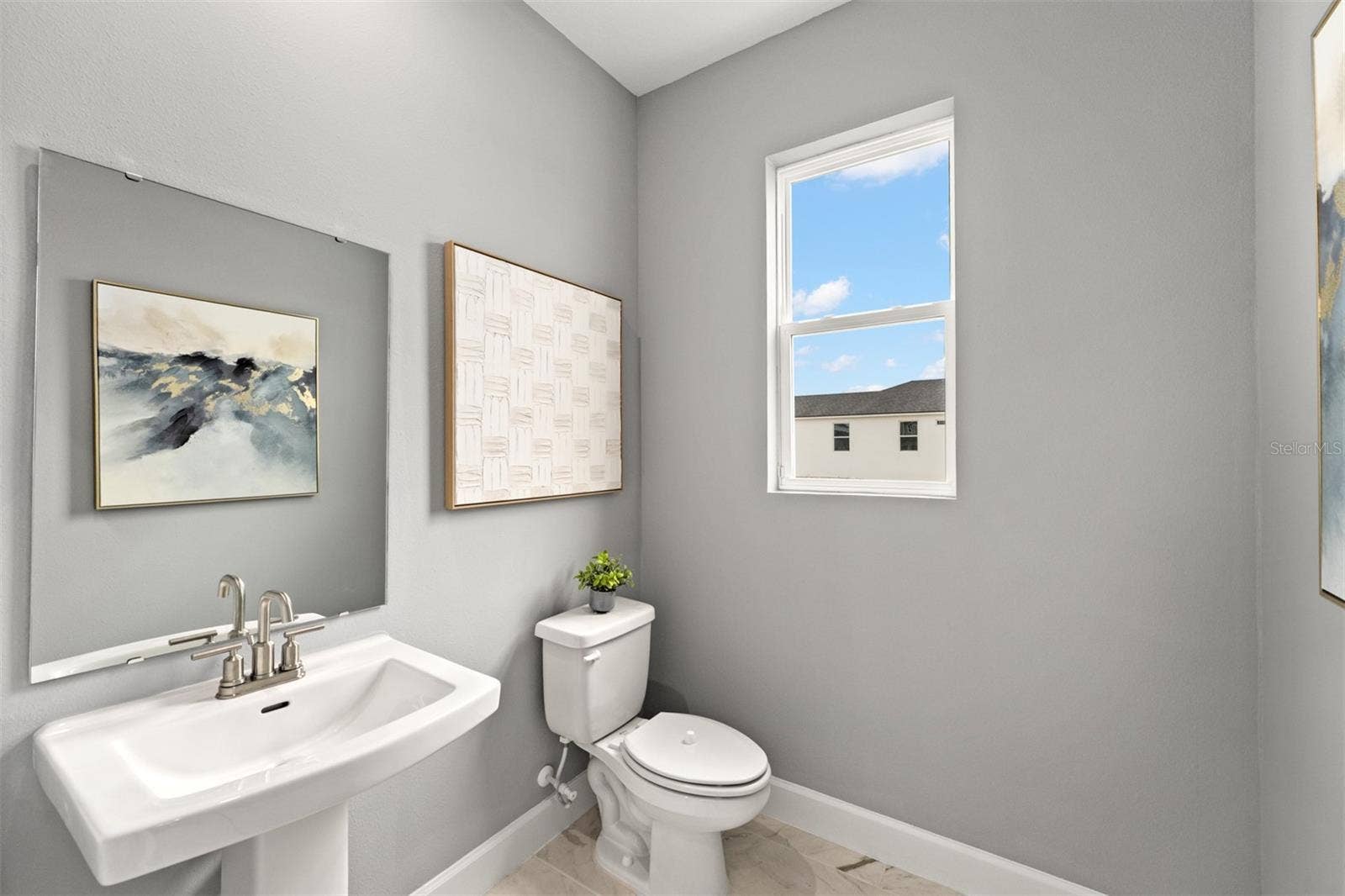 408 BANANA PEPPER WAY, Groveland, FL 34736 Rainwood Talquin Model Half Bath