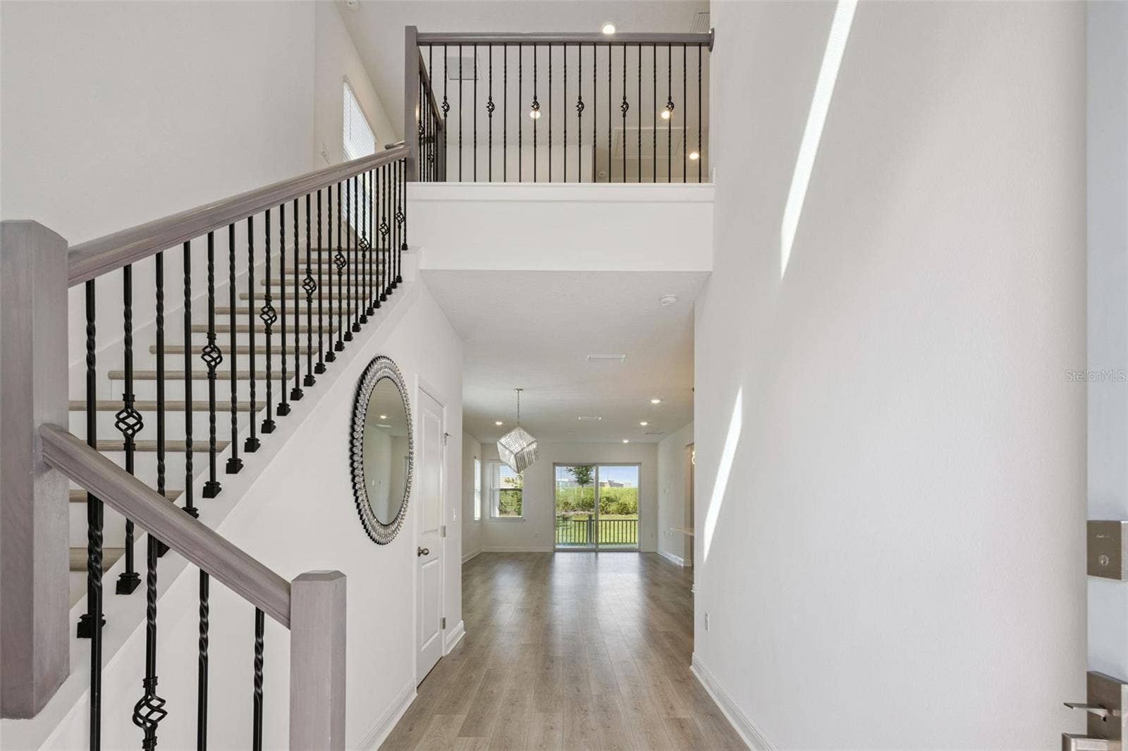 Grand two story foyer